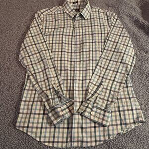 100% Cotton Express Men’s Button Down Dress shirt - Slim - Size Medium 15 -15.5